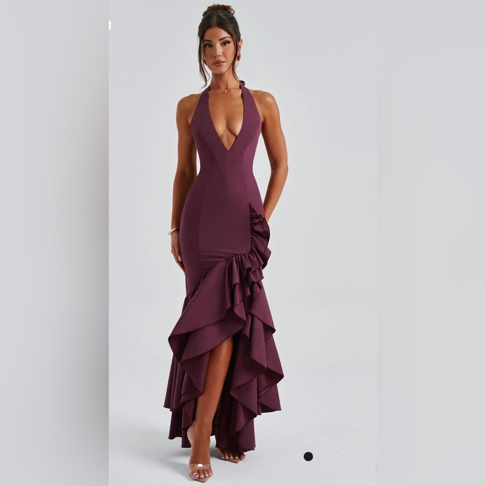 BABYBOO VERONIQUE CHERRY LAQUER DRESS
